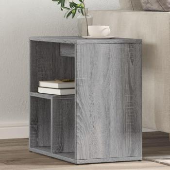 Mesa de centro Sonoma 50x30x50 cm madera multicapa y contrachapada gris