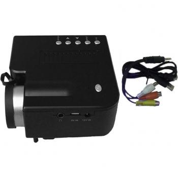 Miniproyector LED portátil 1080P HD para cine en casa