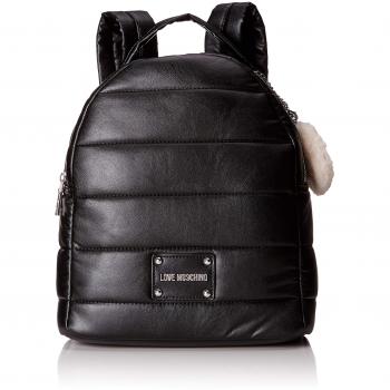 Love Moschino - Borsa Pu, Bolsos mochila Mujer, Negro