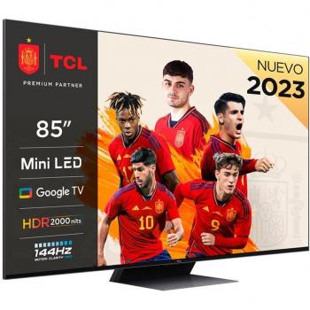 TV MiniLED TCL 85C845 85 Pulgadas 4K QLED HDR Quantum Dot Google TV HDR10+ Dolby Atmos Onkyo Sound System