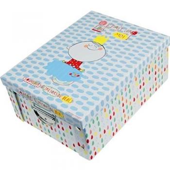 Impacto Paris 45528 Léo & Lulu-Caja de cartón, talla L, color azul, 34,5 x 26 x 14 cm