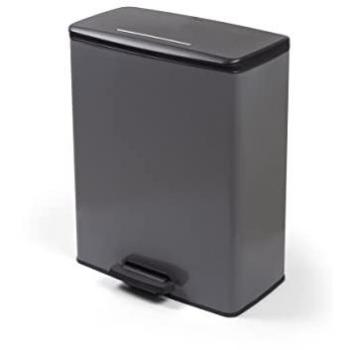 Cubo de basura Curver 30 litros, tapa con cierre hermético, diseño moderno, fabricado en plástico resistente, fácil de limpiar y mantener