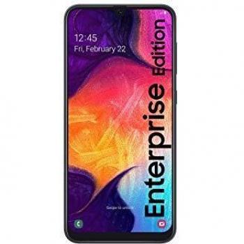 Samsung Galaxy A50 Enterprise Edition - Smartphone de 6.4 Super Amoled 2340 x 1080 Pixeles, cámaras 25/5/8 MP, 4 GB RAM, 128 GB ROM, batería 4000 mAh, Android 10, Negro [Versión Española]