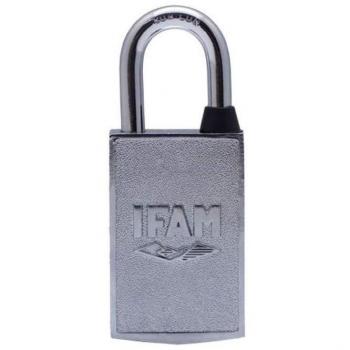IFAM | Candado Magnético | Modelo Mag40 | Con llave magnética| Candado Antivandálico | 40mm| Máxima Seguridad | Arco acero endurecido y Cromado
