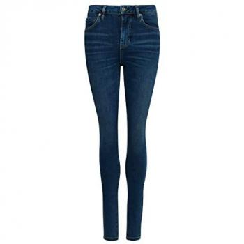 Jeans Skinny Talle Alto Vintage para Mujer Superdry de Algodón Orgánico Azul 24/30