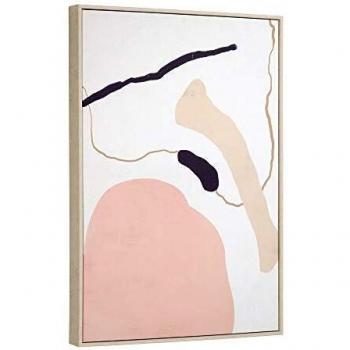 Kave Home - Cuadro Xooc 60 x 90 cm Coral