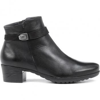 Fluchos Charis F0937 Botines Mujer Piel Negro Altura Tacón