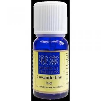 Aceite Esencial de Lavanda Fina (Lavandula angustifolia) Orgánico 10 ml - Herbes & Traditions