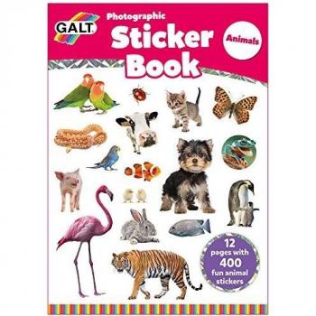Galt Toys - Libro fotográfico de Animales con más de 400 Pegatinas