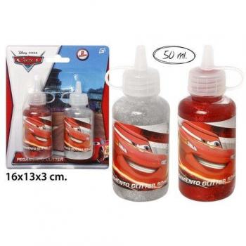 Disney - Pegamento gliter, , -cars-, 2uds.