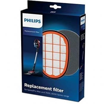 Kit de Filtros de Repuesto Philips FC5005/01 para Aspiradora SpeedPro Max (Incluye 1 Filtro de Espuma Lavable y 1 Filtro Insertable)