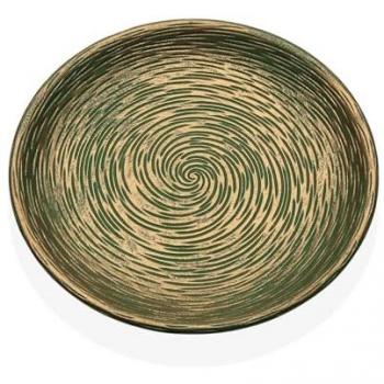 Figura Decorativa Versa Verde 30 x 4 x 30 cm