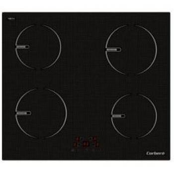 Corberó CCIG9422 Encimera por Inducción, 4 Zonas, Potencia 6000 W, Control Touch Control, 9 Niveles de Potencia, desconexión automática de seguridad, Bloqueo de seguridad para niños
