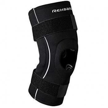 Rehband UD X-Stable Knee Brace Ortesis de Rodilla, Unisex Adulto, Negro, Large