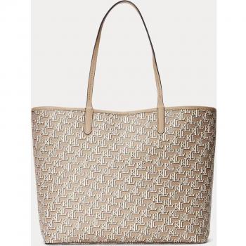 Lauren Ralph Lauren REV LRL 40 Women's Shopper Bag in Beige, Shoulder Bag, Brown Female, Size: ONE SIZE, Tote Bags, Female, Brown, Size: ONE SIZE