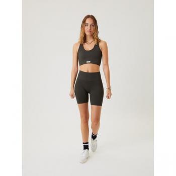 Björn Borg Sthlm Seamless Rib Shorts Green, LXL