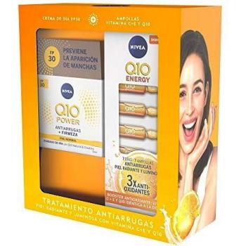NIVEA Pack Q10 Tratamiento Antiarrugas, caja de regalo con crema de día FP30