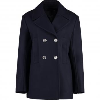 Pinko Women's Canada Double-Breasted Coat in Blue | Size 40 | 103696A216 Color G03