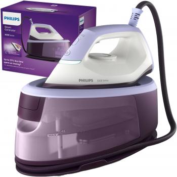 Centro de Planchado Generador de Vapor Philips PSG3000/30, 2400 W, 6 bares de presión, 120 g/min de vapor continuo, autonomía ilimitada, suela de cerámica