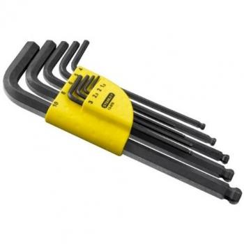 Stanley 1-13-976 Juego 9 Llaves largas de 1,5 a 10mm-Tipo libro-1-13-976