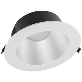 LEDVANCE 14W Warm White LED Downlight IP54 UGR19, 1500lm, 180mm