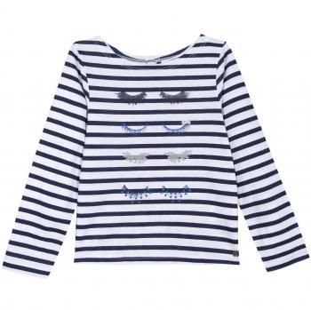 3 Pommes 3L10104, Camiseta Para Niñas, Azul
