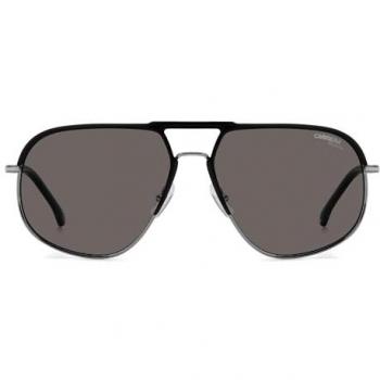 Carrera Aviator Sunglasses 318/S RZZ/M9 - Metal Frame, Black/Gray Solid, One Size