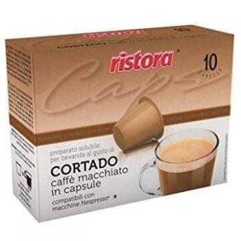Cafe' Cortado Ristora 10Cápsulas Compatibles Nespresso x10