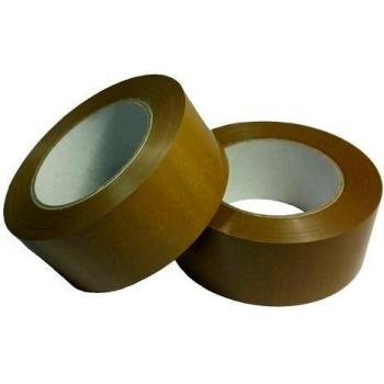 Pack 6 rollos de cinta de embalaje MARRON 48mm x 66mt