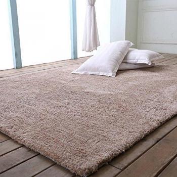 HDWN alfombra mat de los ba?o de color sš®lido living comedor dormitorio con estilo , camel , 1300mm round