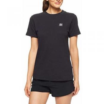 adidas SC T-Shirt SS Camiseta, Mujer, Negro