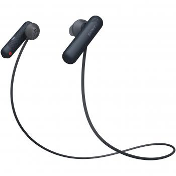Sony WISP500B, Auriculares, Inalámbrico, Tamaño Único, Negro