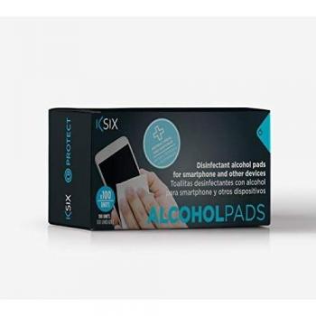 Ksix Pack TOALLITAS DESINFECTANTES con Alcohol para Smartphone Y Otros Dispositivos
