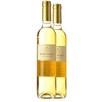 Bodega de Moya Sofía Noble Dulce Sauvignon Blanca Valencia 50 cl Vino dulce (Caja de 2 unidades, 14.5% Vol.)