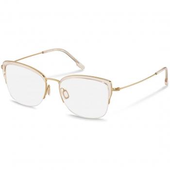 Rodenstock R7138 A Armazones para Mujer Dorados, Lentes Recetadas Para Mujer Dorados, Gafas Recetadas para Mujer Dorados