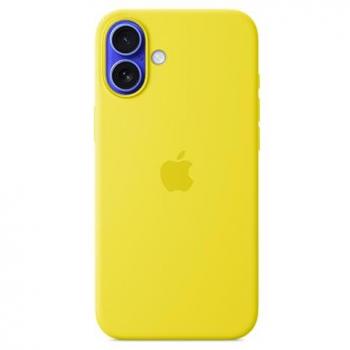 Funda de Silicona con MagSafe para iPhone 16 Plus - Amarillo Carambola (MYYG3ZM/A)