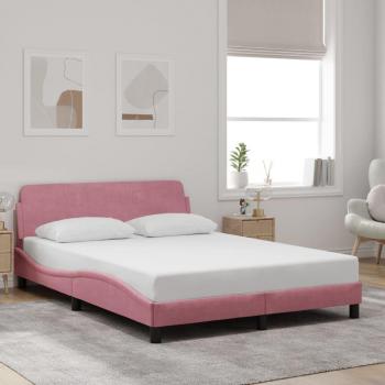 Cabecero de Terciopelo Rosa 140x200 cm