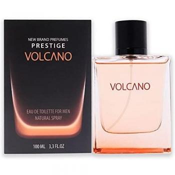 New Brand Volcano Men's Eau de Toilette - Woody Citrus Sensuality, 100ml