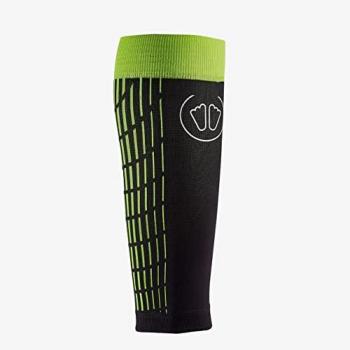 Medias de compresión Sidas Ultlightrun negras y verdes, calcetines para running unisex adultos, características: diseño ligero, soporte en pantorrillas, transpirabilidad mejorada