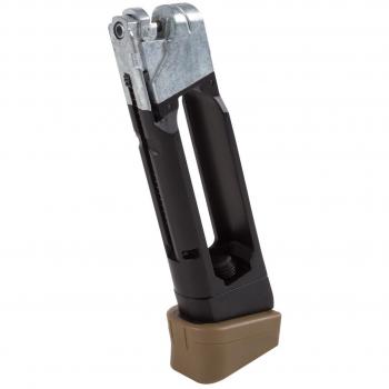 Glock 19X CO2 Blowback Airsoft Pistol Magazine, Tan, 20rd