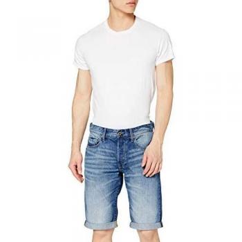 G-Star 3301 Men's Denim Shorts, Medium Aged Blue, Casual Cotton