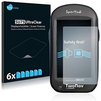 savvies Protector Pantalla Compatible con CompeGPS TwoNav Sportiva2