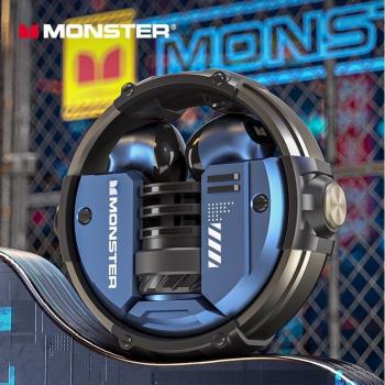 Monster XKT10 Auriculares Inalámbricos Bluetooth Gamer TWS con Reducción de Ruido, Microfono y Resistencia al Agua
