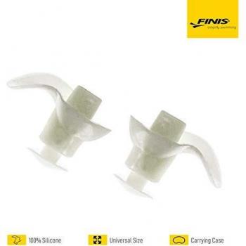 Finis Trainingsgeräte Ear Plug Tapones para los oídos para natación, Unisex, Claro
