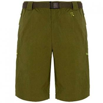 Trangoworld Pohutu Pant. Corto, Hombre, Verde Oscuro, S