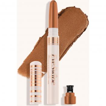 ZOEVA - Eye Swipe Longwear 2 In 1 Shadow Liner, Sombras y Delineador Para Ojos, Tono Lucky Amber, 1.4 g, Marrón unisex
