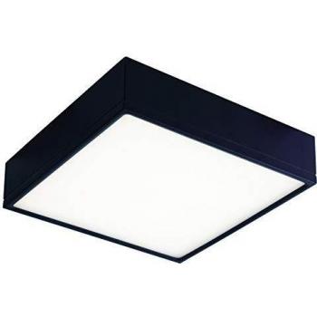 Plafón LED Klio Cuadrado Integrado 36W 2900LM 4000K Negro