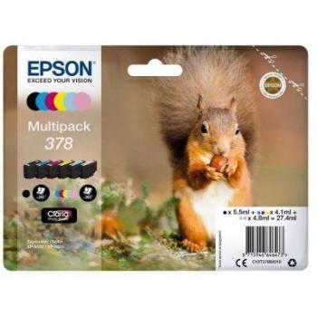 Epson C13T37884010 Claria Photo HD 378 Ink Cartridge - Multi-Colour