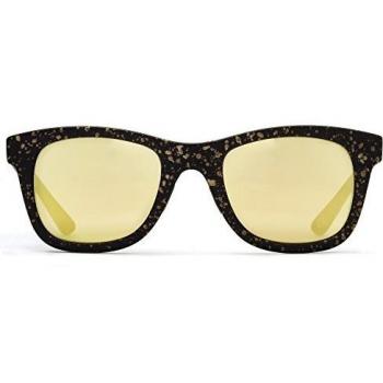 Italia Independent Men's Sunglasses 0090DP Black/Gold 50mm