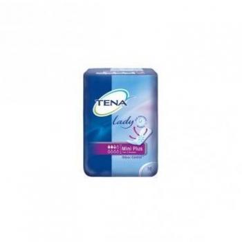TENA Lady Discreet Mini Plus Absorbent Pads, 16 Count